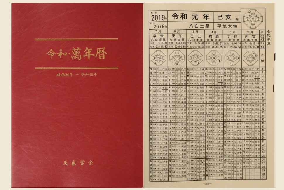 改訂版・平成萬年暦